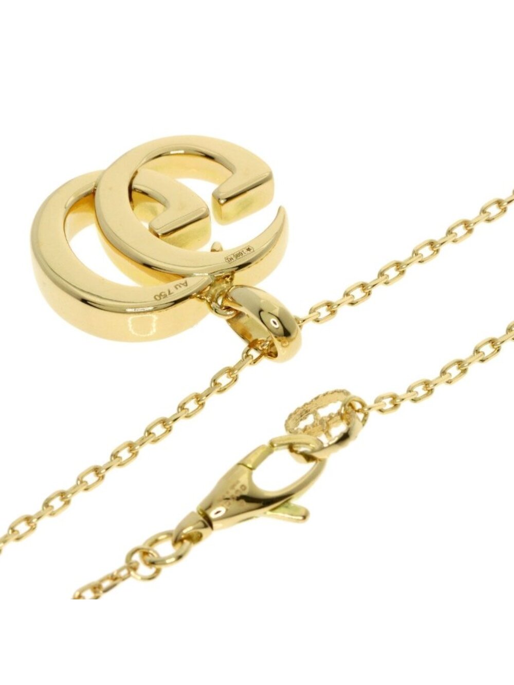 ★SOLD★ Gucci GG Marmont Long Necklace 18K Yellow Gold - Picture 2 of 6